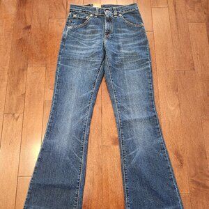 Levi women's blue flare jeans in size 26